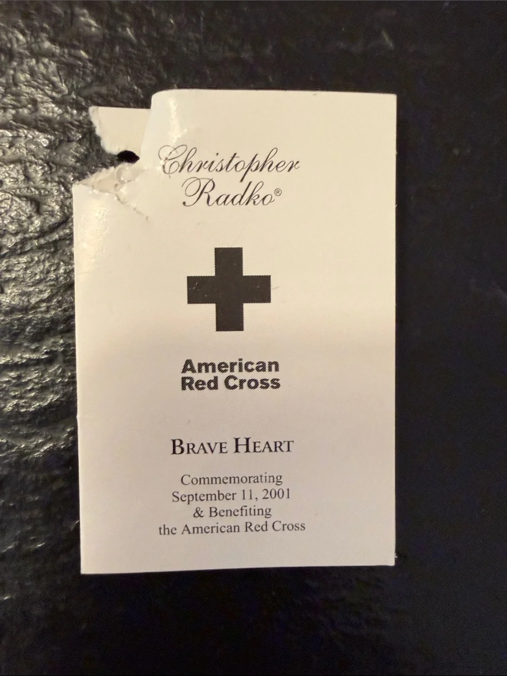 America’s 250th - Christopher Radko Red, White & Blue Star Brave Heart Ornament